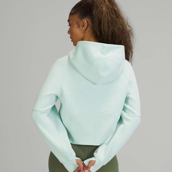 NWT Lululemon Scuba Oversized Half-Zip 1/2 Zip Hoodie Sweatshirt - Delicate Mint - Picture 3 of 7